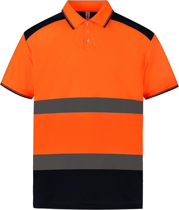 Produktbild Yoko Erwachsene 2Ton Kurzarm Polo Shirt (L)