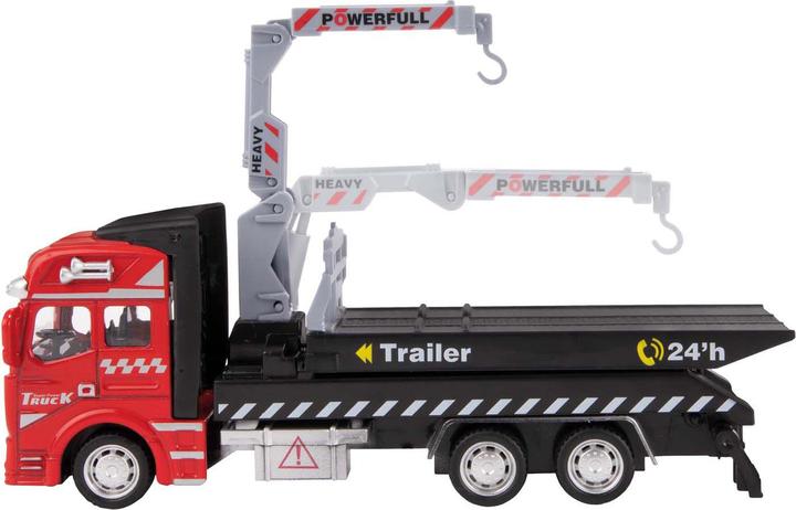 Immagine prodotto Toi-Toys Carro attrezzi in scala ridotta con piattaforma di sollevamento e ritiro