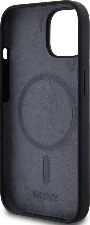 Actual product image DKNY DKHMP14SSNYACH iPhone 14 / 15 / 13 6.1" czarny/black hardcase Liquid Silicone White Printed Log (Apple iPhone 13, Apple iPhone 14, Apple iPhone 15)