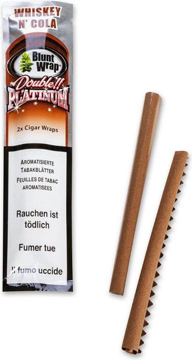 Produktbild Blunt Wraps Double Platinum Whiskey'n'Cola 2 in 1