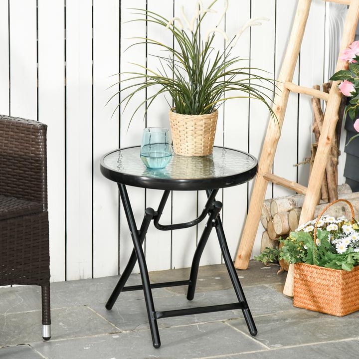 Image du produit Outsunny Table de jardin (45 x 50 cm)