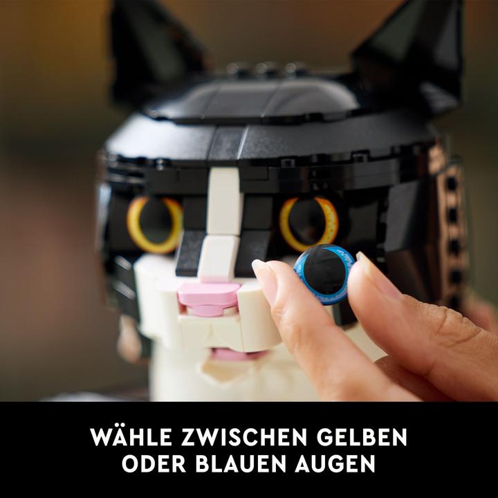Produktbild LEGO Schwarz-weisse Katze (21349, LEGO Ideas, LEGO Seltene Sets)