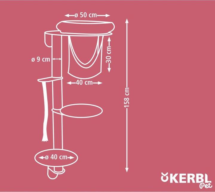 Produktbild Kerbl Dolomit Grappa (158 cm, Taupe)