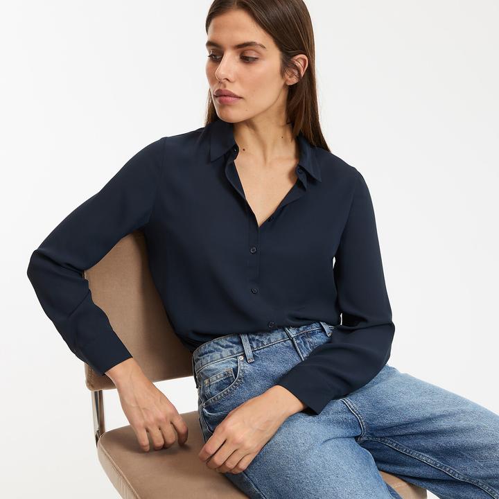 Produktbild La Redoute Collections Bluse mit langen Ärmeln (38)