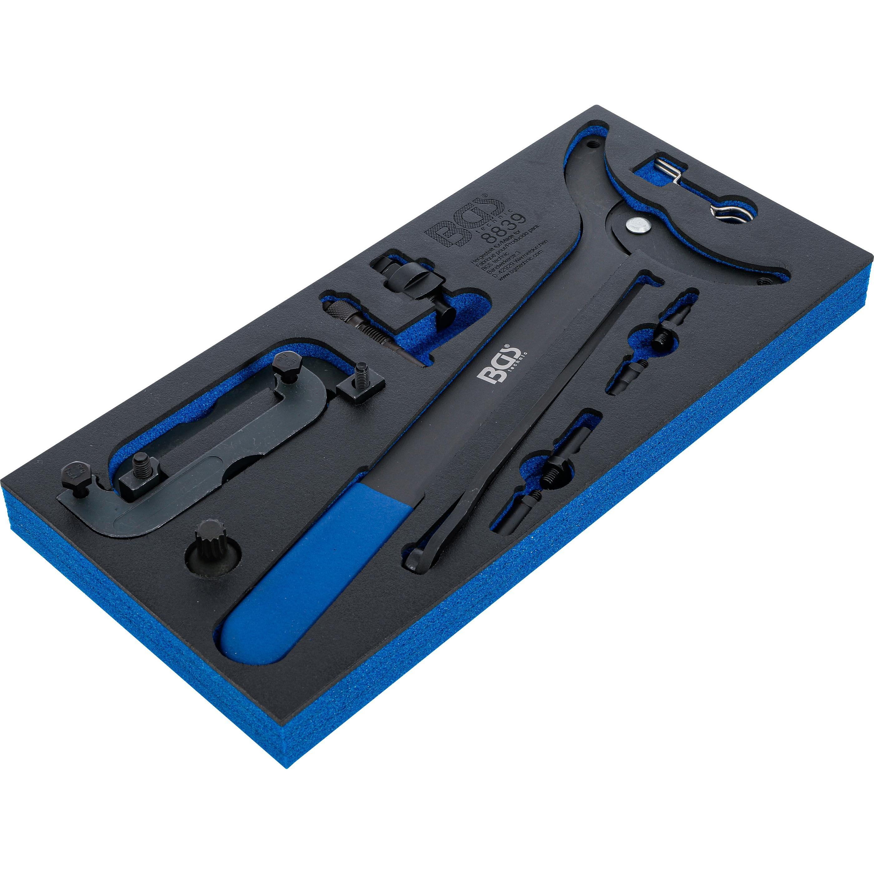 Thumbnail - BGS, Zubehör Werkzeugaufbewahrung, Werkstattwageneinlage 1/3: Motor-Einstellwerkzeug-Satz für VAG 2.8, 3.0 TFSi