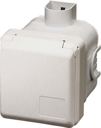 Actual product image Mennekes MEN 4243 UP socket outlet Cepex 3-pin 16A 230V alpine white