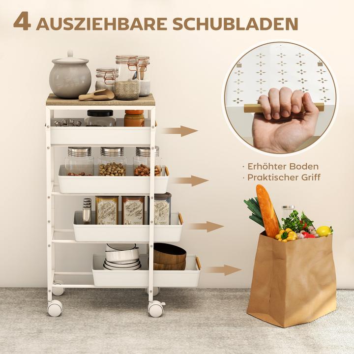 Actual product image Homcom Kitchen trolley