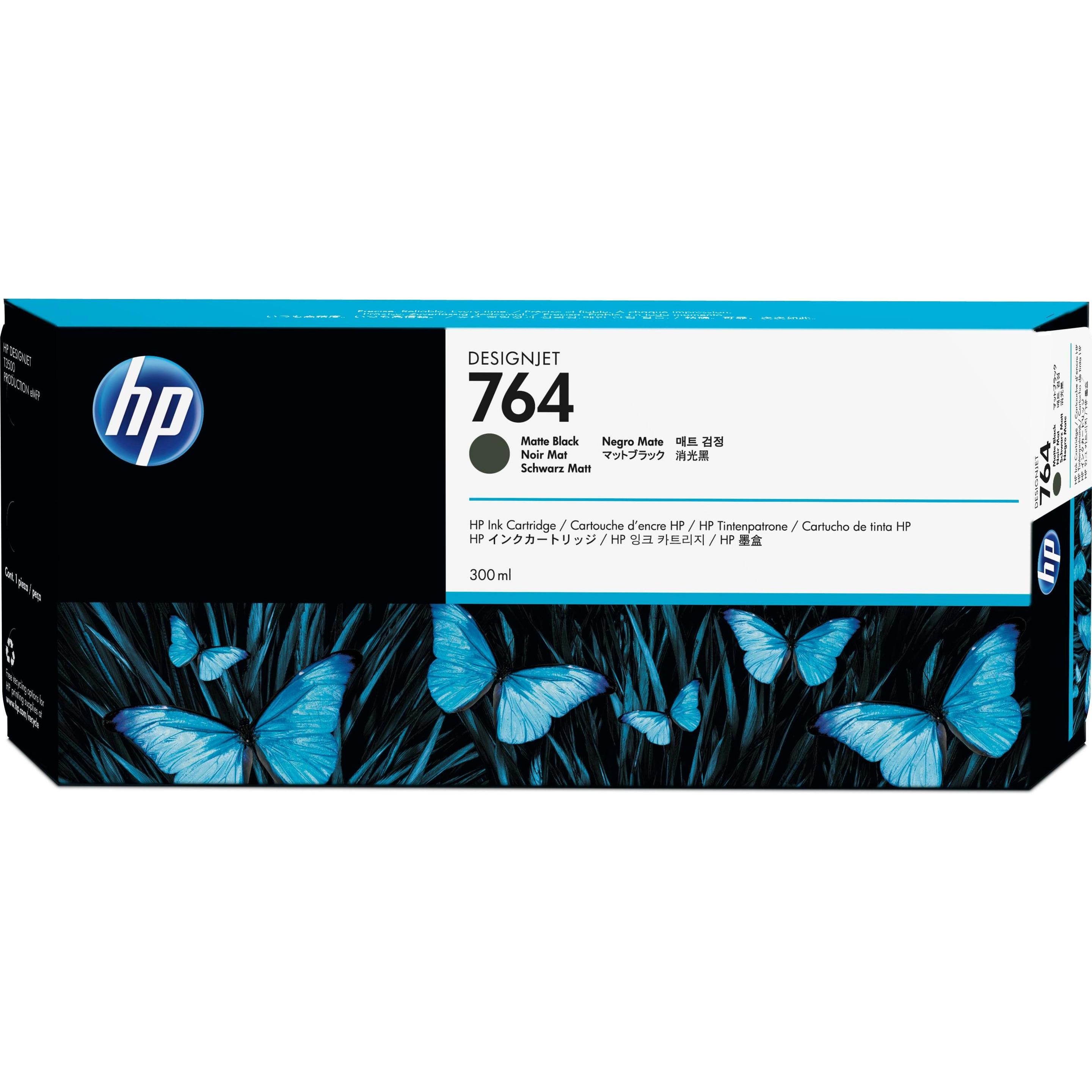 HP, Druckerpatrone, INK CARTRIDGE NO 764 300-ML (MBK)