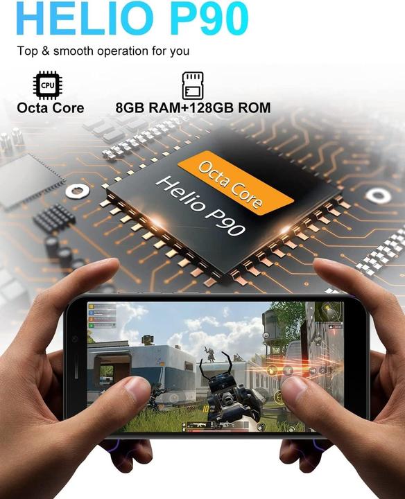 Produktbild Doogee S89 Pro -puhelin, 256/8 Gt, musta (256 GB, Schwarz, 6.30")