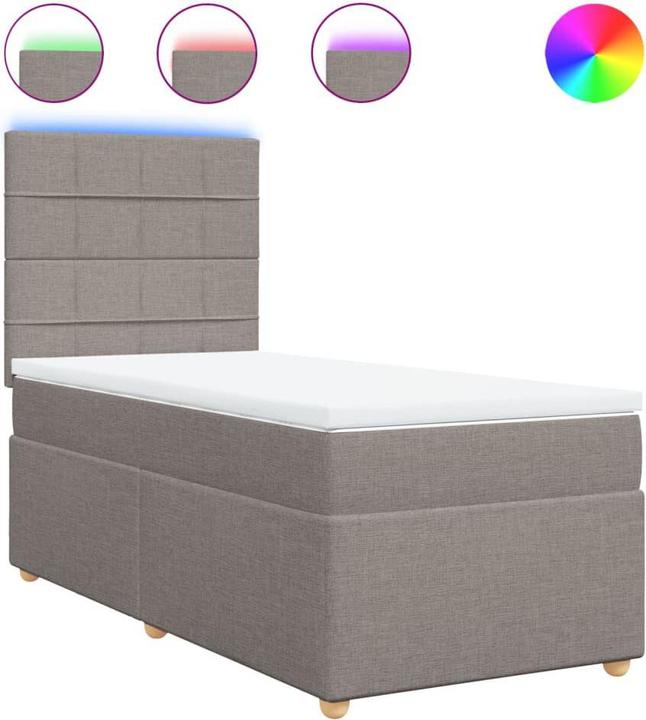 Actual product image vidaXL Boxspringbett (90 x 200 cm)
