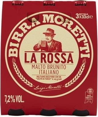 Immagine prodotto Birra Moretti La Rossa (24 x 33 cl)