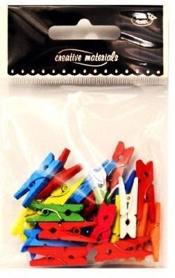 Produktbild Galeria Hobby Kleine bunte Wäscheklammern, ca. 25 Stk