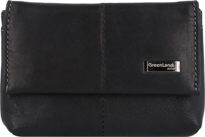 Immagine prodotto Greenland Nature Portachiavi in nappa nera RFID in pelle 11,5 cm