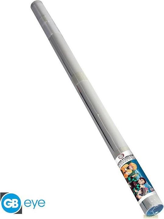 Actual product image GB Eye Demon Slayer Poster Tanjiro Zenitsu Inosuke (91.5x61) (91.50 x 61 cm)