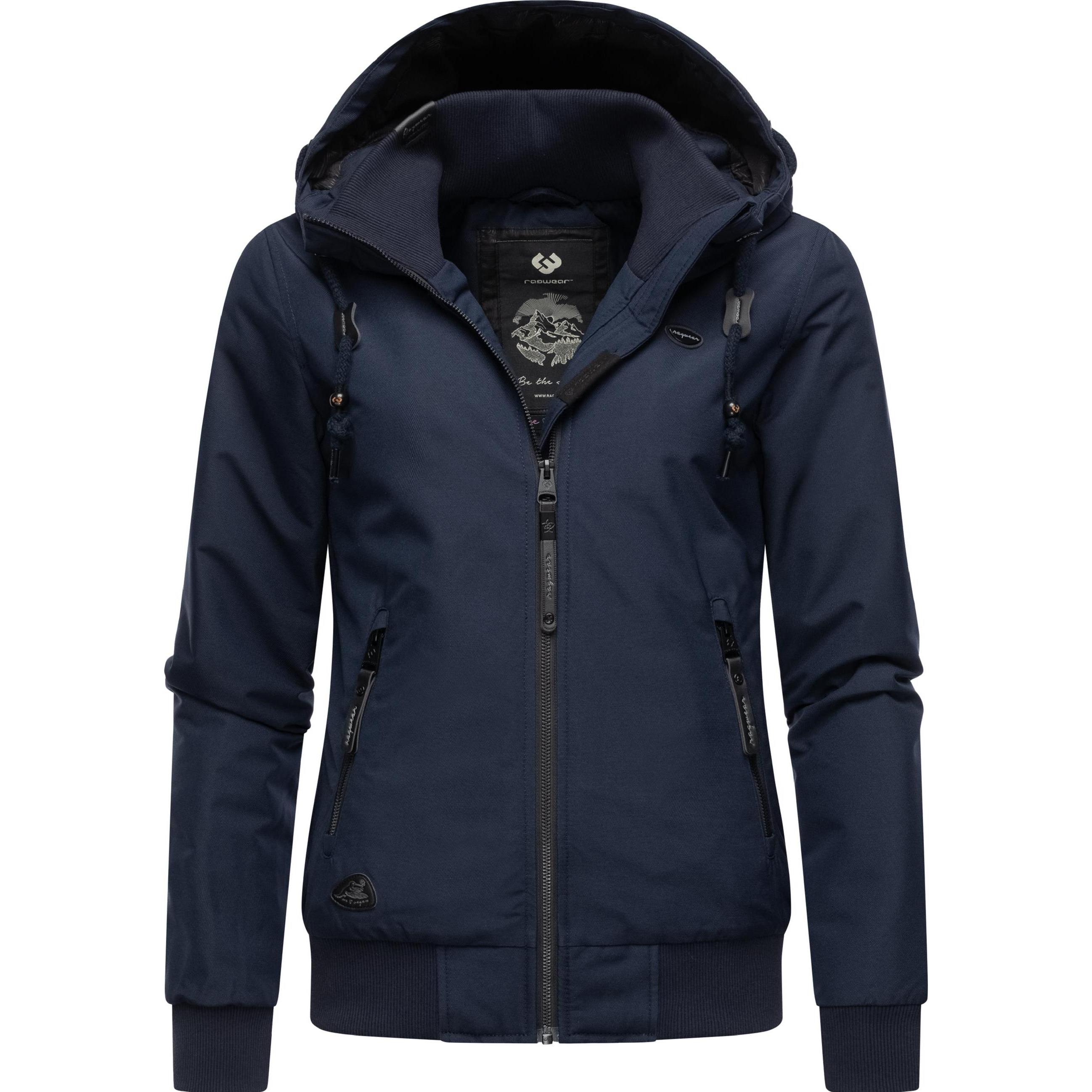 Ragwear, Damen, Jacke, Nuggie Melange (XL), Blau, XL