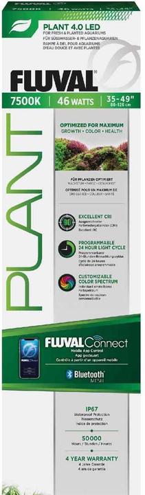 Fluval - Plant LED 4.0 - 46W - 88.2-125.8CM (Ampoule intelligente, 46 W)
