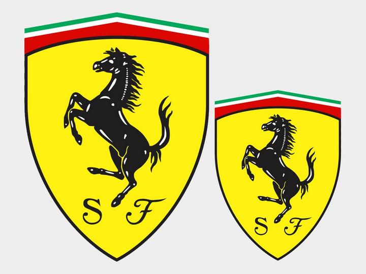 Actual product image Abarth Sticker Ferrari