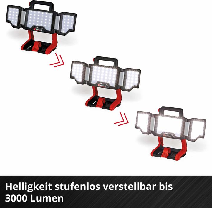 Immagine prodotto Einhell Akku-Lampe TP-CL 3000 Li-Set (3000 lm)
