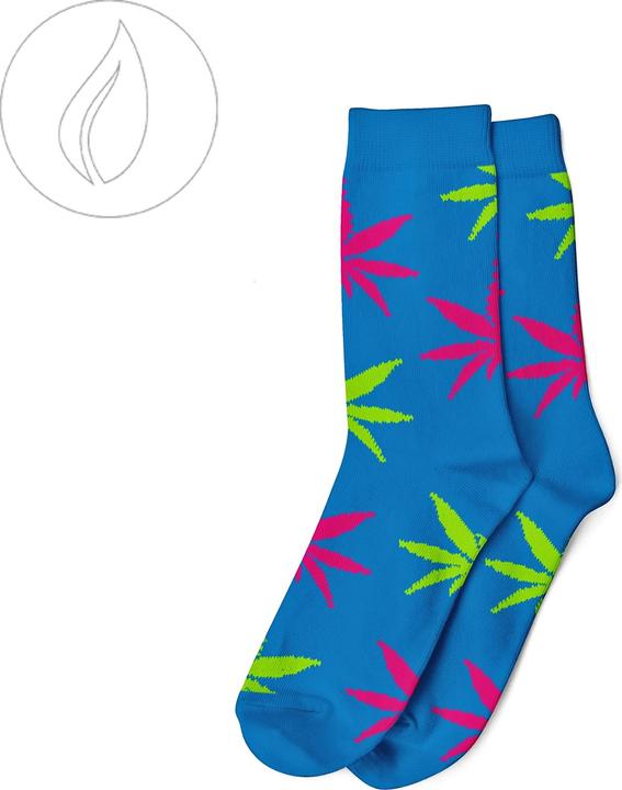 Immagine prodotto Multi-i Long Socks Size 40-45 Blue Pink (Confezione singola, 40 - 45)