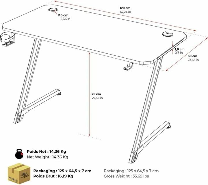 Actual product image Spirit Of Gamer Gaming Headquarter 250