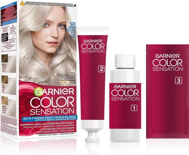 Actual product image Garnier Colour Sensation Hair Dye S11 Pedeary Ultra-Brightond (Blond)