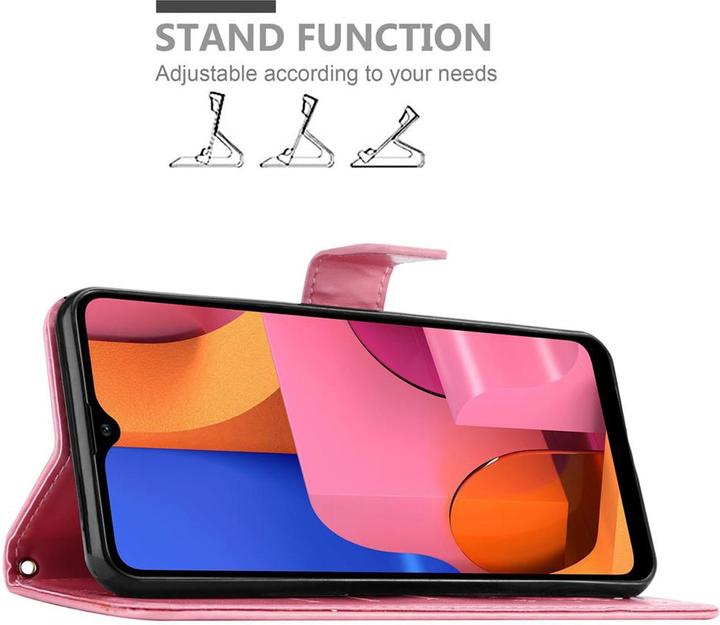 Produktbild Cadorabo Flower Book Hülle (Samsung Galaxy A21)