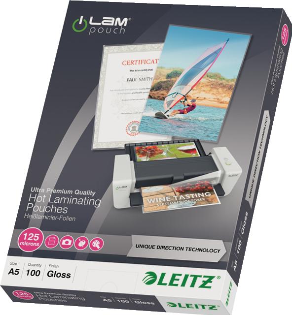 Produktbild Leitz Laminierfolie (A5, 100 Stk., 125 µm)