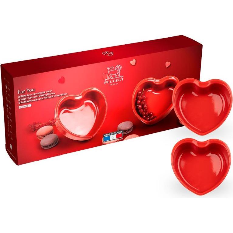 Peugeot FOR YOU Herzform Duo rot 13,5 cm (43808995)