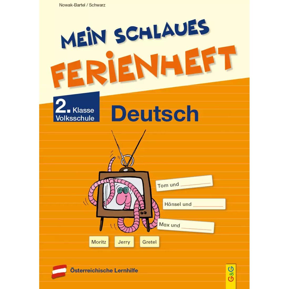 Thumbnail - Mein schlaues Ferienheft Deutsch - 2. Klasse Volksschule, Schulbücher von Elfriede Schwarz, Irma Nowak-Bartel