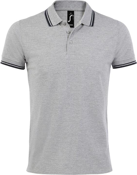 Navy blue, Heather grey