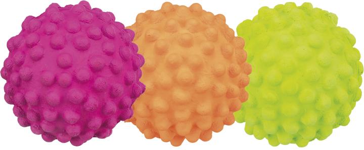 Produktbild Trixie Neon-Igelbälle Moosgummi D=7cm (Ballspielzeug Hund)