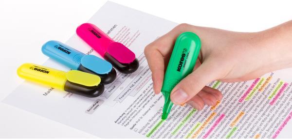 Produktbild Kores Textmarker Bright Liner (Blau, 5 mm, 10 x)