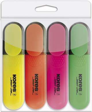 Produktbild Kores Textmarker Bright Liner (4x)
