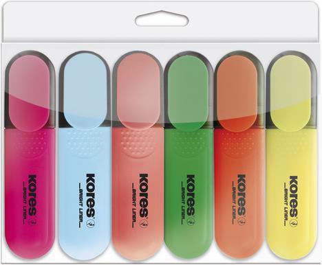 Produktbild Kores Textmarker Bright Liner (6x)