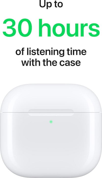 Produktbild Apple AirPods 4 (ANC, 4 h, Kabellos)