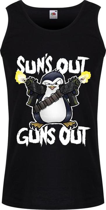Actual product image Psycho Penguin Suns Out Guns Out Top (XL)