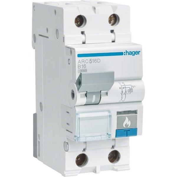 Hager, Schutzschalter, AFDD M. LS-SCH. 1P+N 6KA B-25A (ARC925D)
