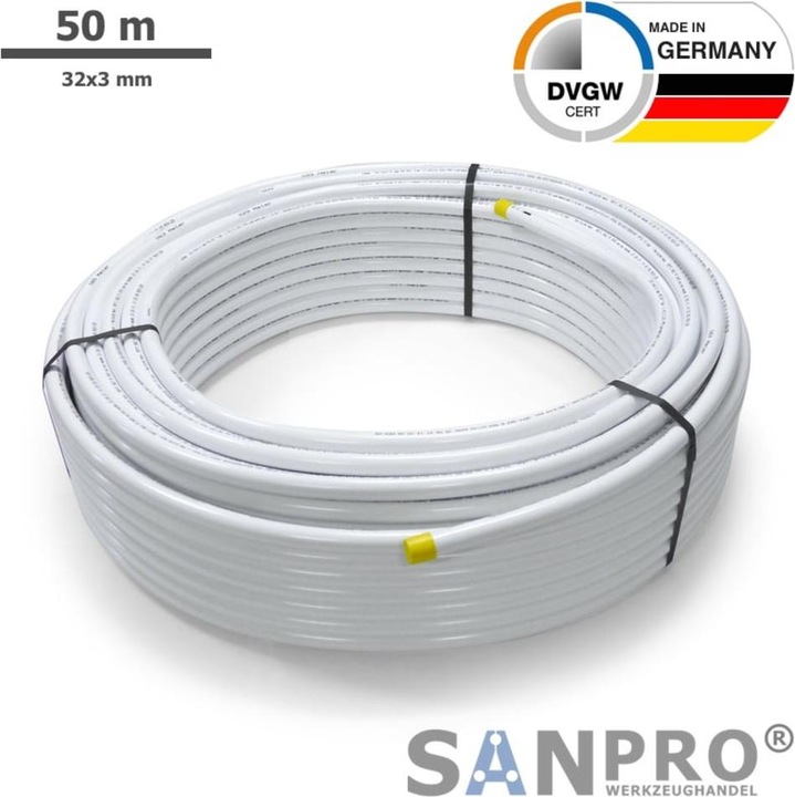 Produktbild Sanpro 50 m THPRESS Aluverbundrohr - Mehrschichtverbundrohr - Rohr 32x3 mm DVGW (Pressverbindung)