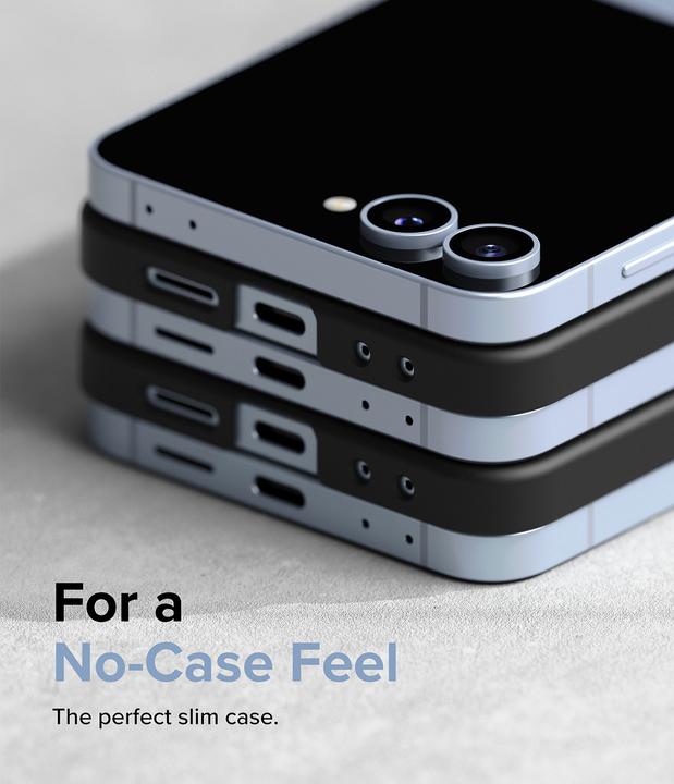Produktbild Ringke Case for Galaxy Z Flip 6 SLIM BLACK (Samsung Galaxy Z Flip6, Samsung Galaxy Z Flip7 FE)