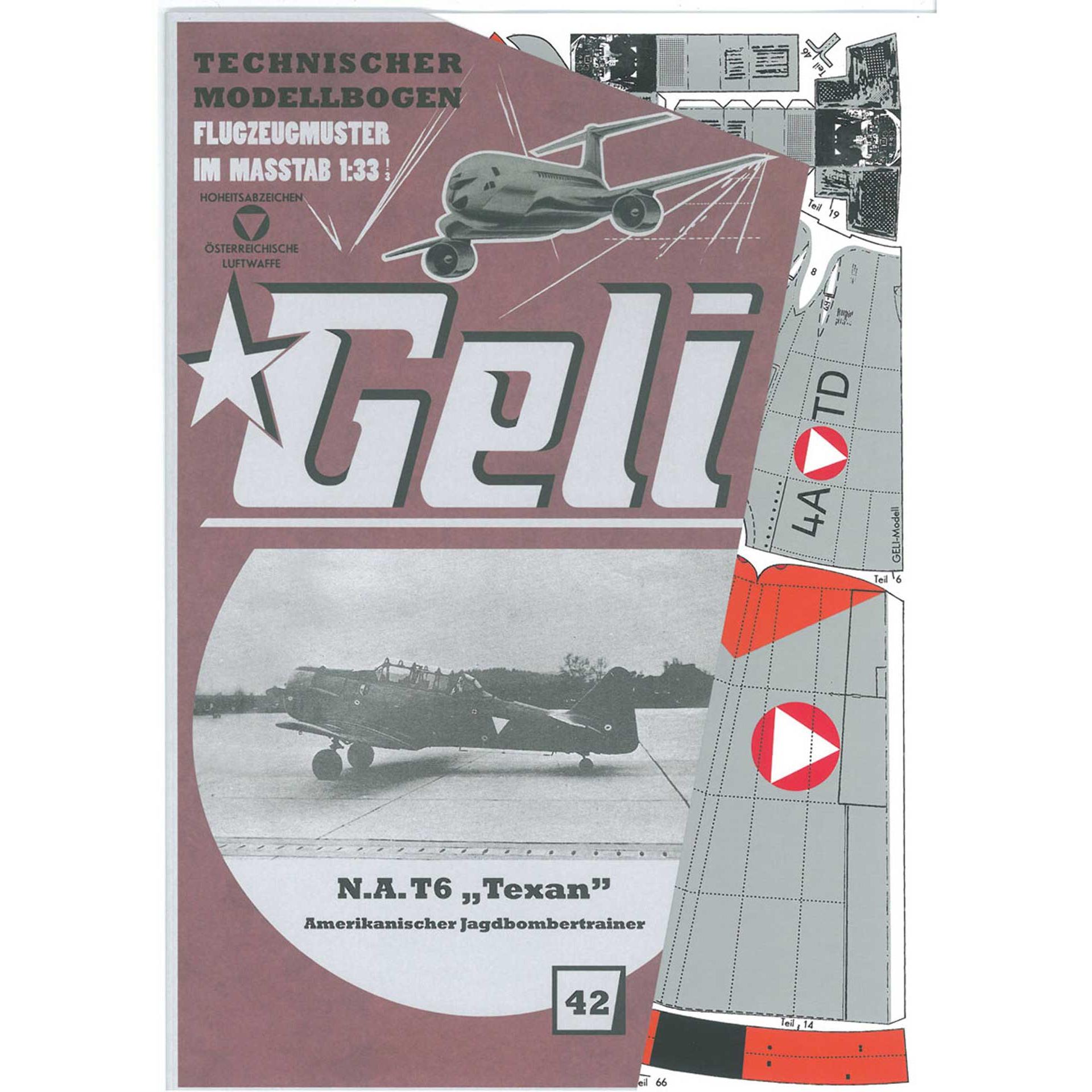 Geli North American Texan Kartonmodell