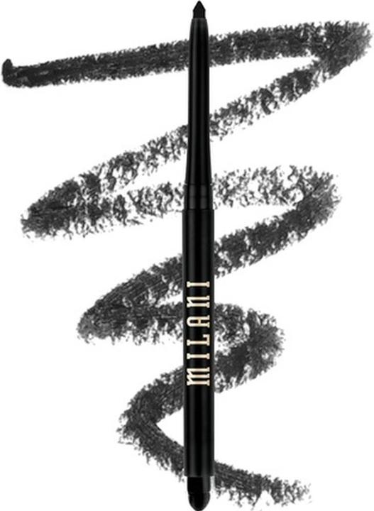 Actual product image Milani Stay Put Eyeliner Picante 0.01 Ounce Cruelty-Free Self-Sharpening Eye Pencil with Built-In Sm