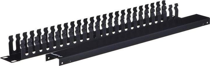 Actual product image Lanberg 19 " cable management panel 1 U type A black