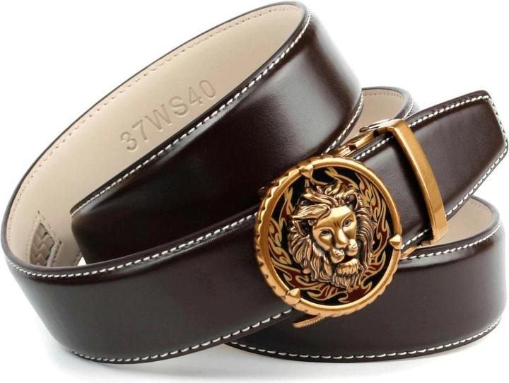 Produktbild Anthoni Crown Ledergürtel in Gold