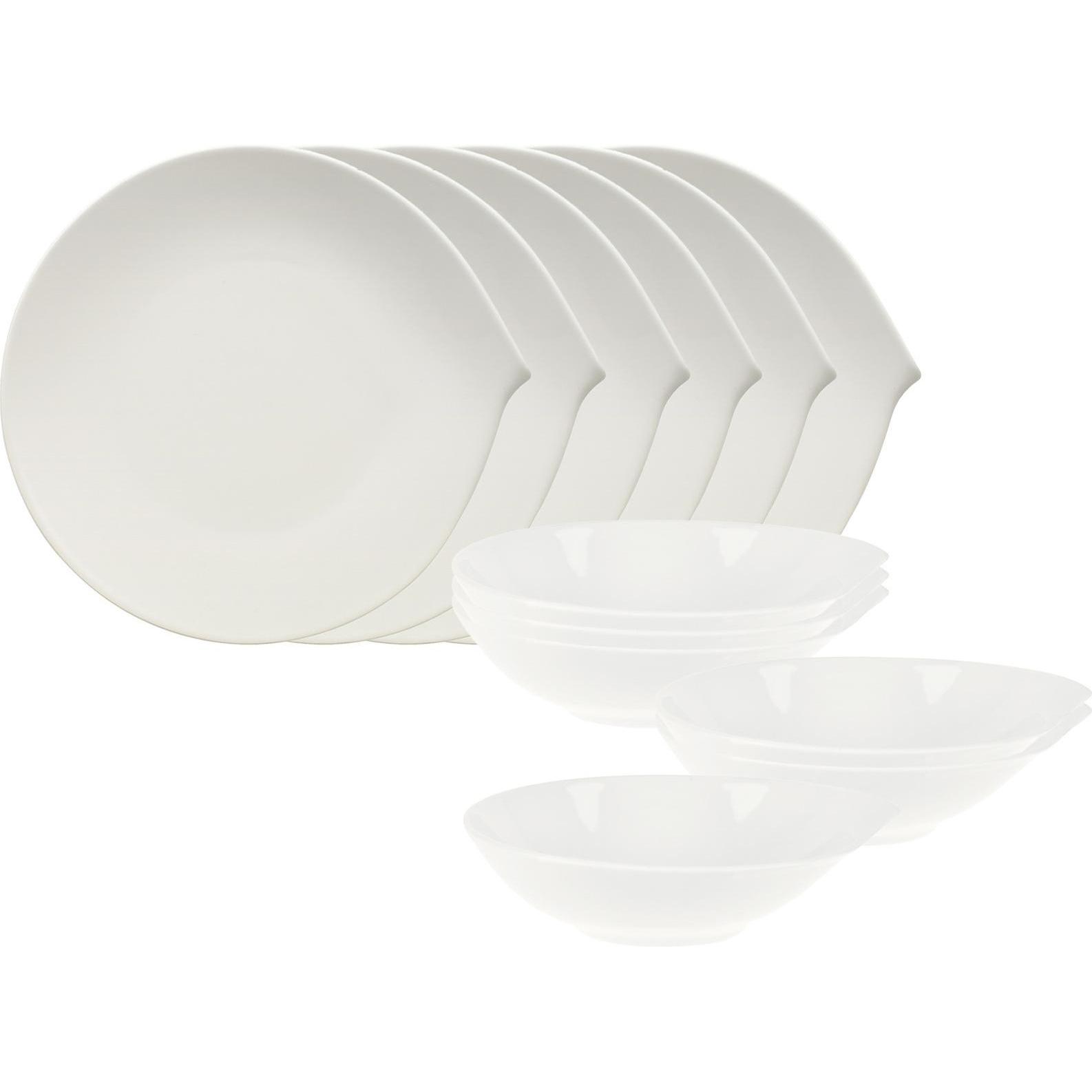 Villeroy & Boch, Geschirrset, Flow Tafelservice (6 Stück)