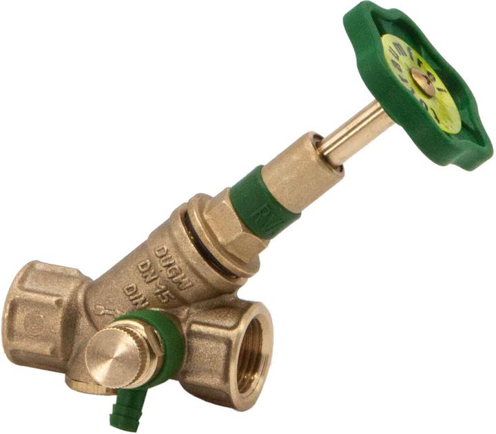 Actual product image Schlosser Schlösser KFR valve 1620 DN 15, Rp 1/2, w drain, rising sp. Spin.