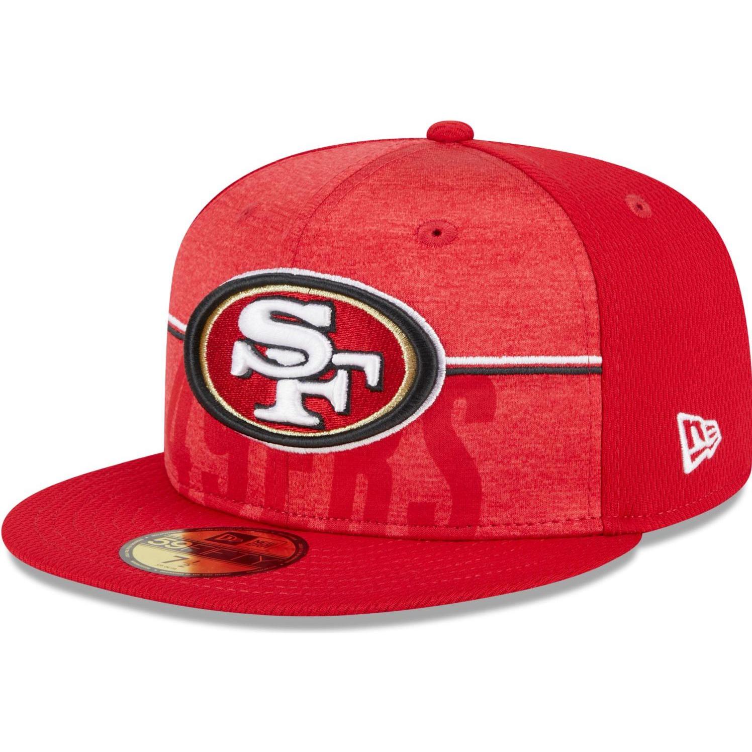 New Era, Herren, Cap, 59Fifty Cap NFL TRAINING San Francisco 49ers - 7 1/4, Mehrfarbig, (7 1/4)