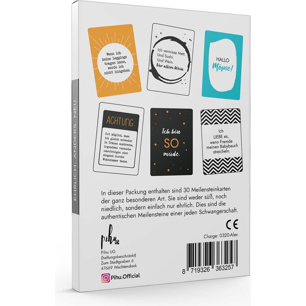 Thumbnail - Simon & Jan, Babyerinnerungen, Meilensteinkarten Schwangerschaft