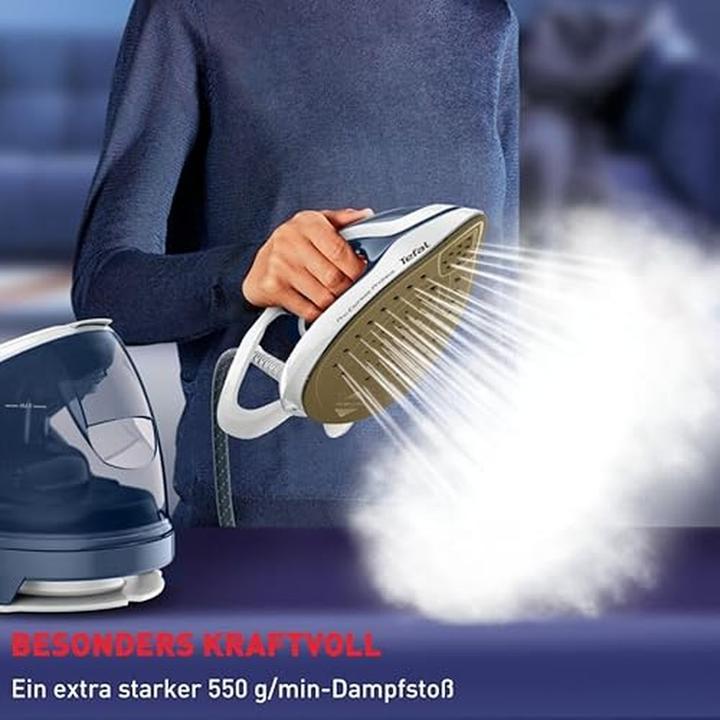 Produktbild Tefal Pro Express Protect Stoomstrijkijzer mit 7,6 bar Druck, variabler Dampfmenge und Kalkkollektor (550 g/min)