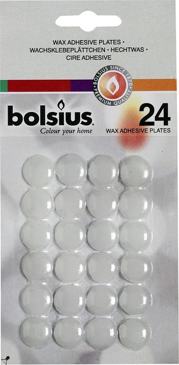 Bolsius 24 Haftklebeplättchen auf Karte