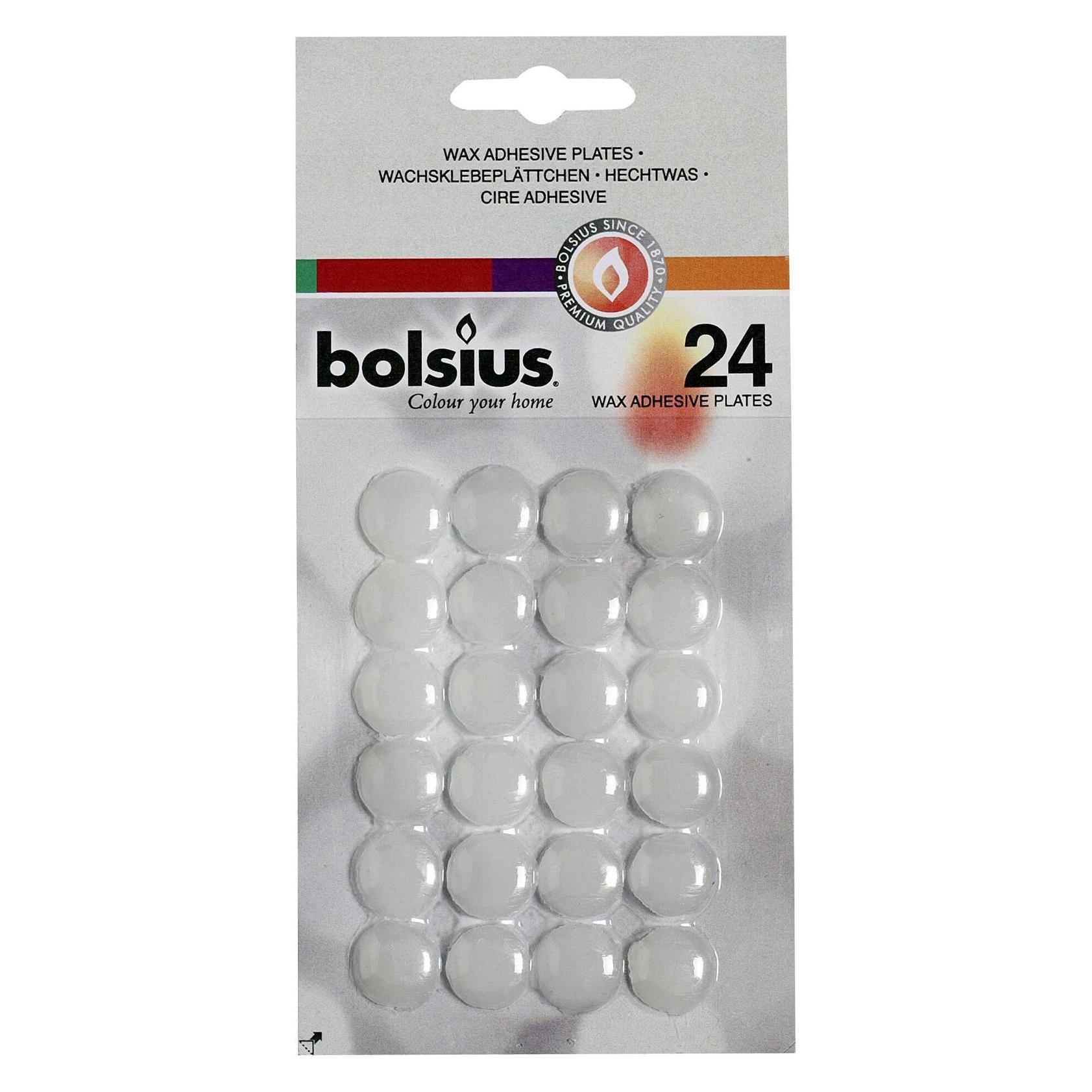 24x Bolsius, Kandelaar, 24 Zelfklevende Schijfjes Op Kaart
